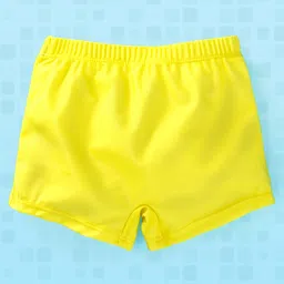 yellow bee Yellowbee Swimming Shorts With Duck Print Cap - Yellow image 3