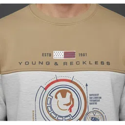 SANDPIPER Men Colourblocked Sweatshirt image 4