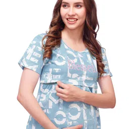 Lotik Printed Nightdress image 4