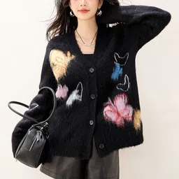 JC Collection Women Printed Cardigan image 4