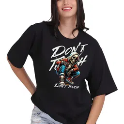 Moda Rapido Women Drop-Shoulder Sleeves T-shirt-picture-17