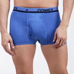 AMUL COMFY Men's Cotton Plain/Solid Multicolor Outer Elastic Front Open Mini Trunks/Underwear - Pack of 10 (#Plain-Mini)-picture-32