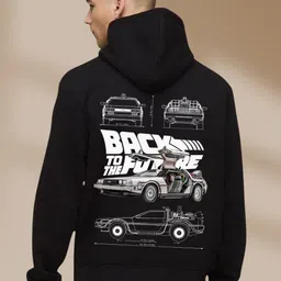 Cool Plus Men Printed Hooded Sweatshirt image 5