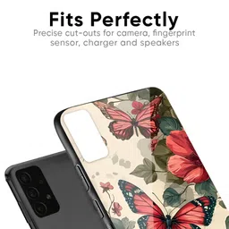 QRIOH Floral Printed Lightweight Samsung Galaxy M15 5G Silicone Back Case image 3