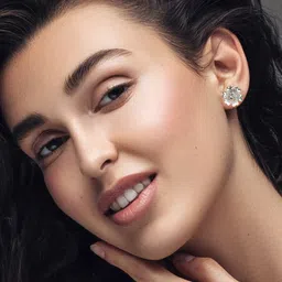 VALANOVA 14K White Gold Certified 0.38Ct Lab Grown Diamond Earrings-image-95