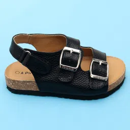 Pine Kids Open Toe Sandals - Black image 4