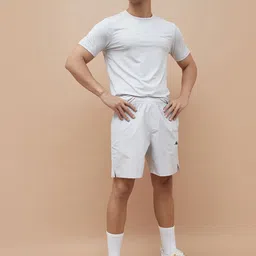 Kappa Men Solid Regular Fit Mid-Rise Shorts image 5