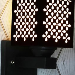 Gojeeva Brown Wood Square Wall Lamps-picture-35