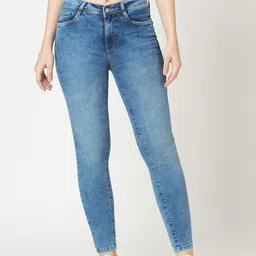 Kraus Jeans Women Skinny Fit High-Rise Light Fade Jeans-image-51