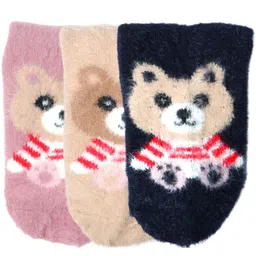 N2S NEXT2SKIN Kids Pack of 3 Patterned Ankle Length Socks-picture-50