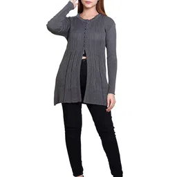Varenyam Women Longline Cardigan image 2