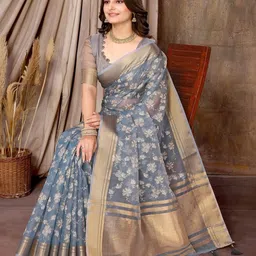 Varanga Ethnic Motifs Zari Saree-image-77