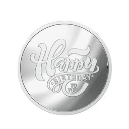 Joyalukkas Happy Birthday Silver Coin-20gm image 1
