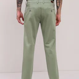 SHOWOFFFF Men Comfort Slim Fit Low-Rise Trousers image 5