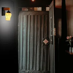 1ST TIME White Colourblocked Wood Contemporary Rectangle Shaped Wall Lamp image 3