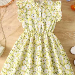 YK Floral Print Fit & Flare Dress-picture-31