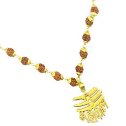RAVIOUR LIFESTYLE Contemporary Rudraksh Pendants with Chains-picture-1