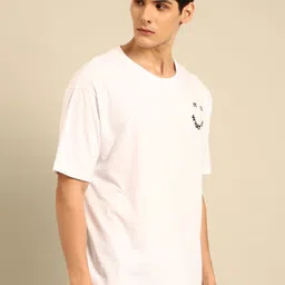 Mast & Harbour Men Printed Drop-Shoulder Sleeves Bio Finish Pockets T-shirt-picture-31