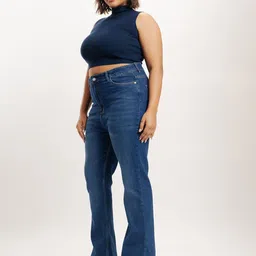 FREAKINS Women Bootcut High-Rise Light Fade Stretchable Jeans-picture-54