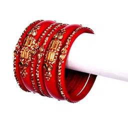 Unique dream Set Of 6 Glass Stone-Studded Bangles-picture-28