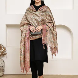 LOOM LEGACY Floral Printed Modal Dupatta-picture-14