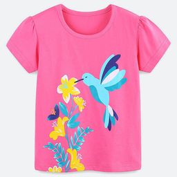Oh Rare Girls Printed Raw Edge T-shirt-picture-20