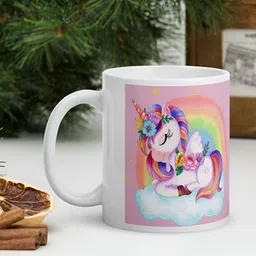 Mr UVD White & Pink Graphic Printed Ceramic Mug 350 ml image 4