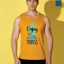 WOOSTRO Men Pack of 2 Typography Printed Round Neck Cotton Slim Fit Sports T-shirts-image-62