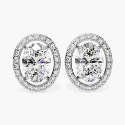 VALANOVA BIS Hallmarked 18K White Gold Diamond Studded Earrings 2.50 gm-picture-15