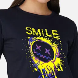 Metronaut Women 2 Printed Bio Finish Applique T-shirt image 5