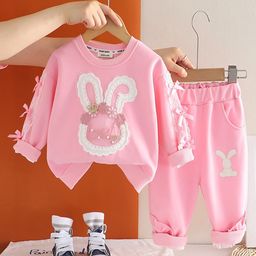 INCLUD Infants Self Design Round Neck Sweatshirt With Joggers-picture-30