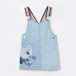 Juniors by Lifestyle Print Off-Shoulder Pinafore Dress-picture-14