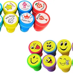 shubhkraft Children’s return gift option self-inking stamper for School Student ( 20 Pcs)-picture-17