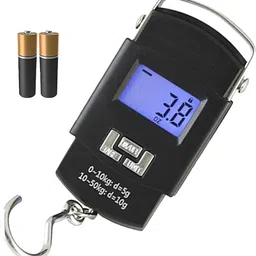 Lneburg Digital Luggage Scale Lcd Screen 50Kg Weight Capacity, Green Backlight C586QA Weighing Scale image 1