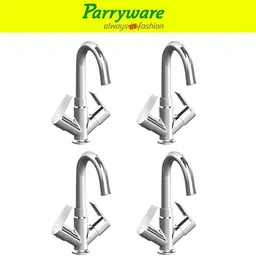 parryware Praseo Center Hole Basin Mixer Tap for hot and cold water set of 4 pic 295 Dual Handle Deck Mounted Faucet for Wash Basin Basin Mixer Faucet-picture-13