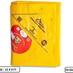 tandhan Ecopaulin Cross Laminated Multilayer Eco-friendly 12 x 9 FT tarpaulin Sheet Tent - For Heavy Duty Waterproof Poly Tadpatri 70 Gsm Plastic Cover Tharpai, Thadika, Tarp-picture-15