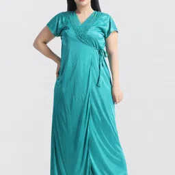 night keys Pack of 4 Women Nighty with Robe image 2