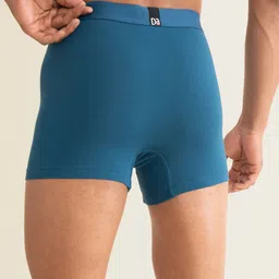 damensch Pack of 3 Combed Cotton Stretch Anti-Bacterial Solid Men Trunk image 5