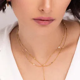 PALMONAS Gold-Plated Layered Necklace image 1