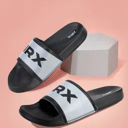 HRX by Hrithik Roshan Men Printed Sliders image 1
