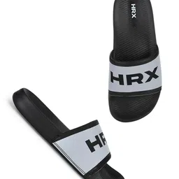 HRX by Hrithik Roshan Men Printed Sliders image 2
