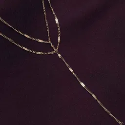 PALMONAS Gold-Plated Layered Necklace image 3