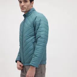 The Roadster Life Co. Mock Collar Regular Fit Padded Jacket image 5