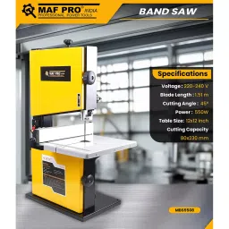 MAF PRO Band Saw 550 W 80×230 mm Cutting Capacity 1.51 m Blade Length, MBS5508 image 5
