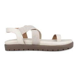 Inc 5 Women Textured Open Toe Flats image 4