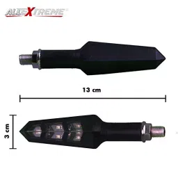 Allextreme Super Bright Turn Signal Indicator Light 12 V Amber and Yellow for Motorcycles and Bikes, EXAIAY2 (Pack of 2) image 2