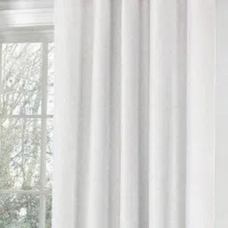 BELLA TRUE White & Yellow 2 Pieces Window Curtains image 2