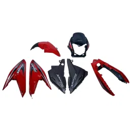 GENERIC Bike Fairing Kit Front, Side and Tail Panels for Honda Stunner Glossy Red-picture-25
