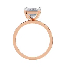 Sparkles 14K Rose Gold Lab Grown Diamond Studded Finger Ring- 4.25 g image 3