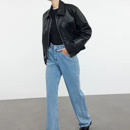 Trendyol Women Clean Look Regular Fit Jeans-picture-34